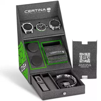 CERTINA DS Action Diver Automatic 43mm mostrador preto bracelete NATO C041407190510
