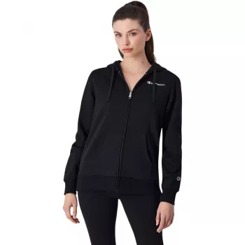 Sweatshirt com capuz e fecho completo Champion preto 117531 KK001 M