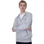 Hoodie com fecho completo Champion para homem cinzento EM021 tamanho S