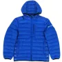 Sweatshirt com capuz e fecho completo Champion Powerblend Fleece Homem Azul 220340 BS008 M