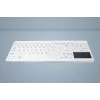 CHERRY Active Key MedicalKey AK-C7412 Teclado USB com Fio Layout Alemão QWERTZ Branco Desinfetável IP68