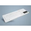 CHERRY Active Key MedicalKey AK-C7412 Teclado USB com Fio Layout Alemão QWERTZ Branco Desinfetável IP68