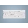 CHERRY Contour Active Key QuickClean AK-C7012 Teclado com Fio, Preto, QWERTY, USB, Tecnologia CHERRY SX Scissor, 105 Teclas, Design Slim, Superfície Desinfetável