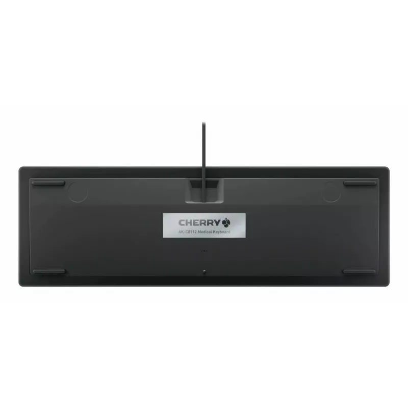 CHERRY Contour Design Active Key AK-C8112 Teclado USB com Fio Full-Size, Scissor Switch, Layout QWERTZ, Preto