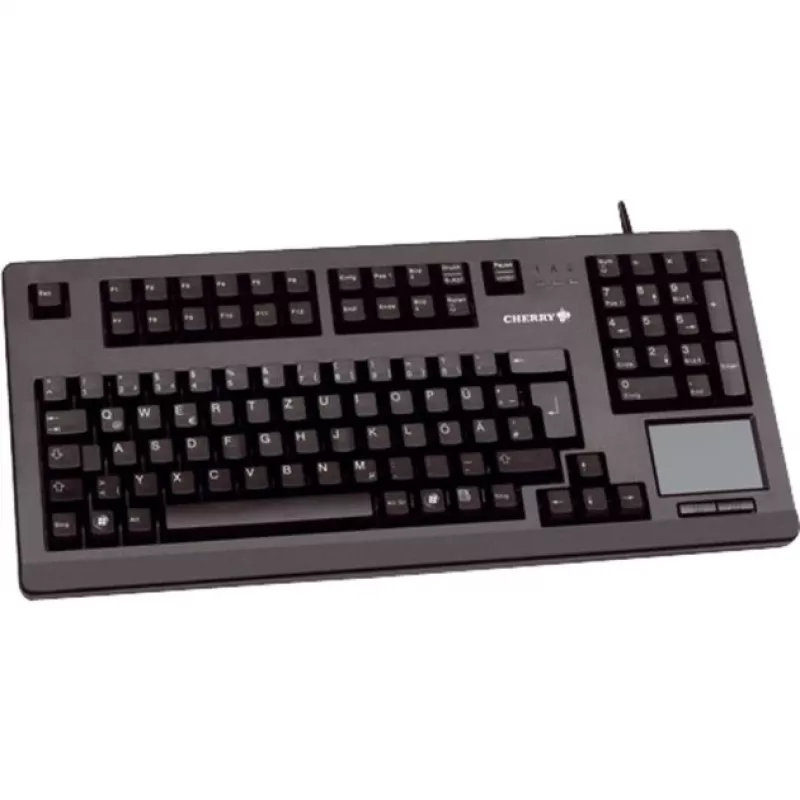 CHERRY MX11900 TouchBoard teclado mecânico compacto com trackball, USB, US QWERTY, preto