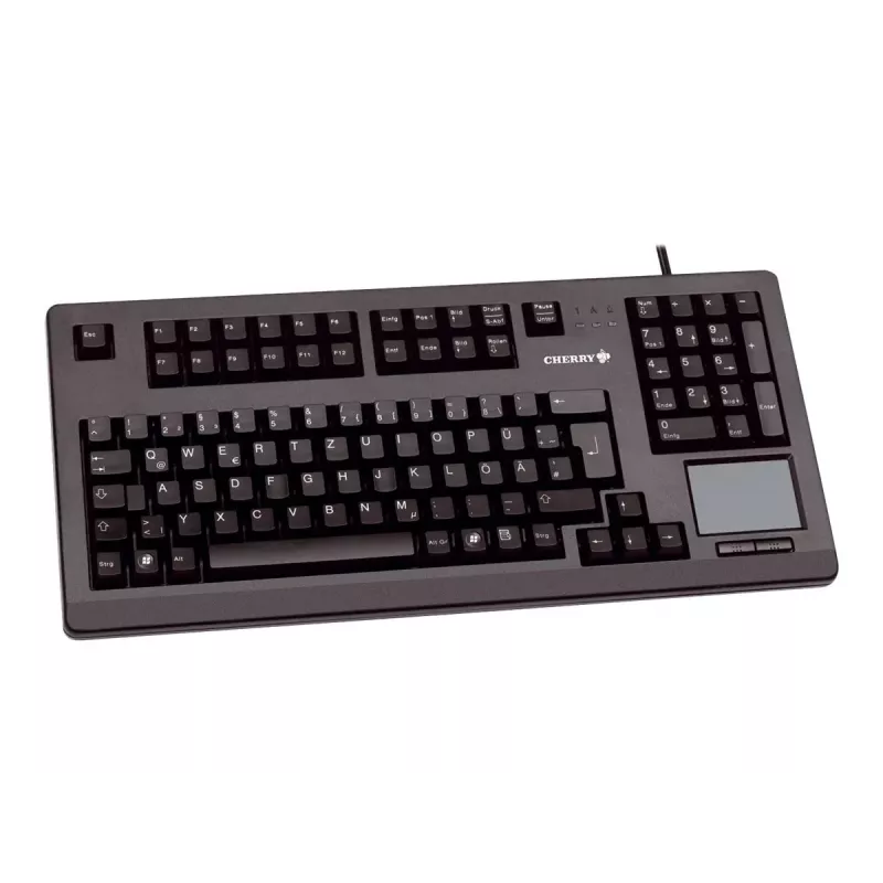 CHERRY MX11900 TouchBoard teclado mecânico compacto com trackball, USB, US QWERTY, preto