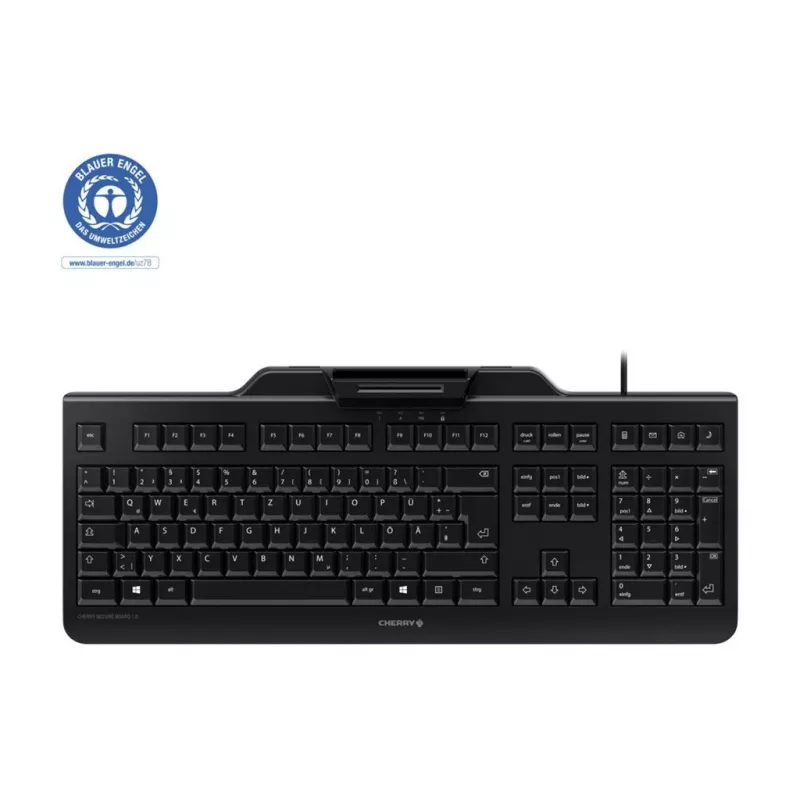 CHERRY SECURE BOARD 1.0 FRANCE teclado, disposição francesa AZERTY, USB com fio, preto