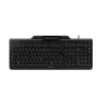 Teclado com fio Cherry SECURE BOARD 1.0 com leitor NFC, layout UK, preto
