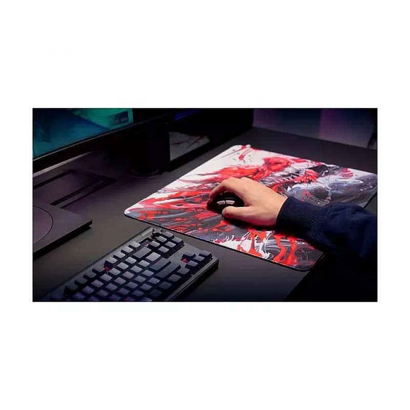 Tapete de rato gaming CHERRY XTRFY GP6 grande – Hydrus vermelho