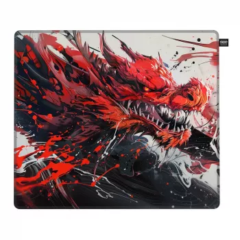 Tapete de rato gaming CHERRY XTRFY GP6 grande – Hydrus vermelho