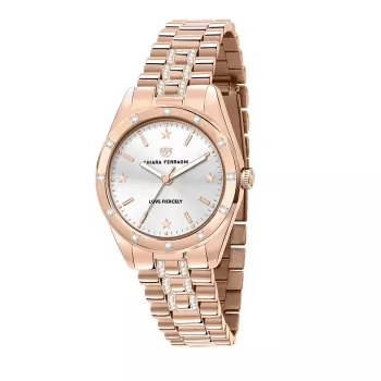 CHIARA FERRAGNI Relógio de mulher Eyelike Quartzo analógico R1953100506 - 34 mm Aço inoxidável malha milanesa prateada