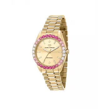 Relógio de mulher Chiara Ferragni R1953100501 quartzo analógico 34 mm aço inoxidável malha prateado