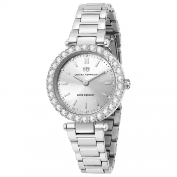 Relógio de mulher Chiara Ferragni R1953103503 quartzo analógico 36 mm ouro rosa aço inoxidável bracelete milanesa