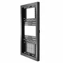 Suporte de parede Chief LW Series Impact On-Wall Kiosk - Vertical - Caixa - para ecrã LCD - com fecho - Preto - Tamanho do ecrã: 55