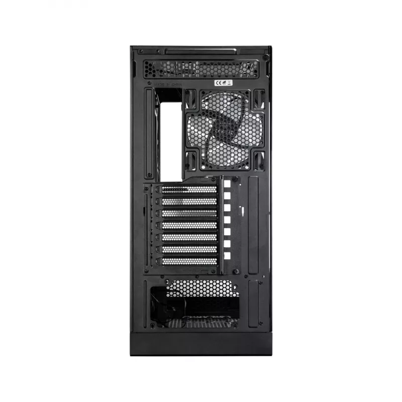 Caixa ATX mid tower Chieftec Vista Max GX-30B-OP com 4 ventoinhas ARGB e vidro temperado, Preto