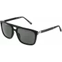Óculos de sol aviador de homem Chopard cor dourada com lentes castanhas polarizadas SCH391-59703P