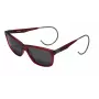 Óculos de sol retangulares de homem CHOPARD SCH156M57L00P tom dourado lentes castanhas degradê 57/18/110 mm