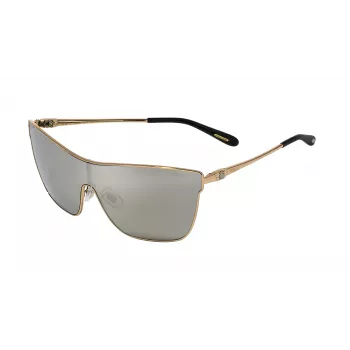 Óculos de sol de mulher Chopard SCHC20S99300G armação dourada lentes castanhas degradê oversized butterfly