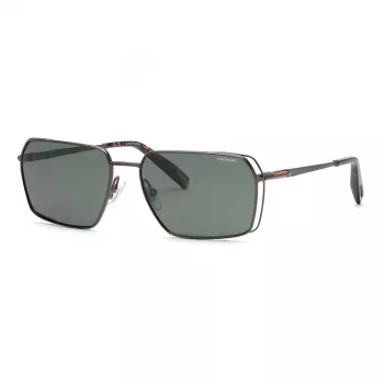 Chopard SCHG90-60568P Óculos de sol de homem para piloto - Lentes cinzentas, armação gunmetal