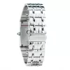 CHRONOTECH CT7017B-02M Relógio de quartzo analógico unissexo 30mm bracelete de malha de aço inoxidável