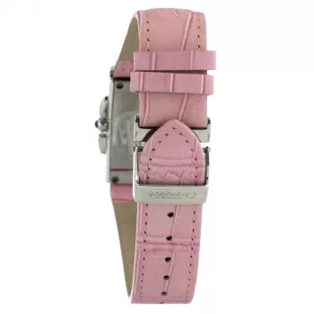 Relógio de mulher CHRONOTECH CT7018B-02S analógico de quartzo 30mm bracelete de pele branca