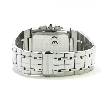 Relógio analógico unissexo CHRONOTECH CT7018B-05M 28 mm aço inoxidável prateado