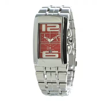 Relógio analógico unissexo CHRONOTECH CT7018B-05M 28 mm aço inoxidável prateado