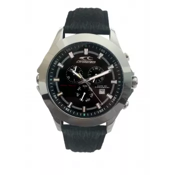 Relógio cronógrafo de quartzo CHRONOTECH MAN CT7636M-01 48mm aço inoxidável