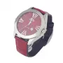 Relógio cronógrafo de quartzo CHRONOTECH MAN CT7636M-02 50mm mostrador preto bracelete de pele