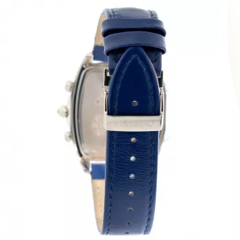 CHRONOTECH MAN CT7677M-03 Relógio cronógrafo analógico de quartzo 45mm Mostrador preto Pulseira de pele