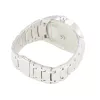 Relógio CHRONOTECH MAN CT7988M-65M analógico de quartzo 41 mm aço inoxidável mostrador preto bracelete milanesa prateada