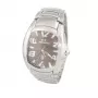 Relógio CHRONOTECH MAN CT7988M-65M analógico de quartzo 41 mm aço inoxidável mostrador preto bracelete milanesa prateada