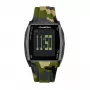 CHRONOTECH homem RW0022 relógio analógico de quartzo 35mm caixa de aço inoxidável mostrador preto bracelete de couro