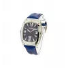 CHRONOTECH Relógio Unissexo CT7696M-13 (40mm) - Quartzo Analógico, Aço Inoxidável, Mostrador Preto, Bracelete de Pele