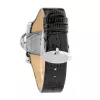 CHRONOTECH Mulher CT7681M-30S Relógio de pulso analógico de quartzo 48mm mostrador preto bracelete de couro