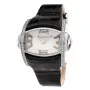 CHRONOTECH Mulher CT7681M-30S Relógio de pulso analógico de quartzo 48mm mostrador preto bracelete de couro