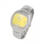 CHRONOTECH senhora CT2188LS-05M relógio analógico de quartzo 40mm prata bracelete de malha milanesa em aço inoxidável