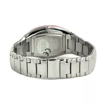 Relógio de quartzo analógico CHRONOTECH mulher CT7065L-25M 30mm prateado bracelete em malha de aço inoxidável