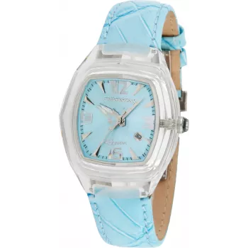 Relógio de mulher CHRONOTECH analógico de quartzo CT7888L-01 35mm branco pele