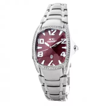 Relógio CHRONOTECH mulher quartzo analógico CT7988LS-64M 31mm prateado aço inoxidável