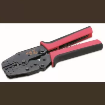 Conjunto de 5 pinças de cravar Cimco com insertos substituíveis para conectores isolados e não isolados, 0,5-6 mm², Click 'n' Crimp 106002