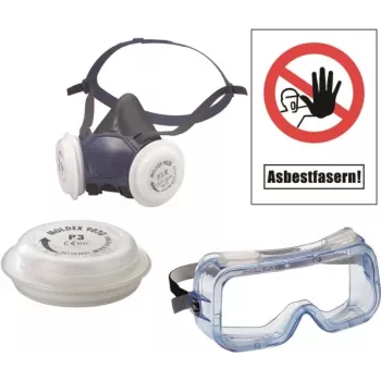 Cimco conjunto para amianto máscara semifacial Comfort com 6 filtros P3 145090