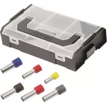 Cimco L-Boxx Mini conjunto de terminais isolados 438010, 475 unid., 0,75-10 mm², DIN 46228-4