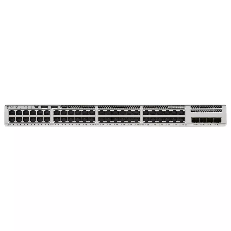 Switch Cisco Catalyst 9200L 48 portas PoE+ 4x10G Uplink Network Essentials