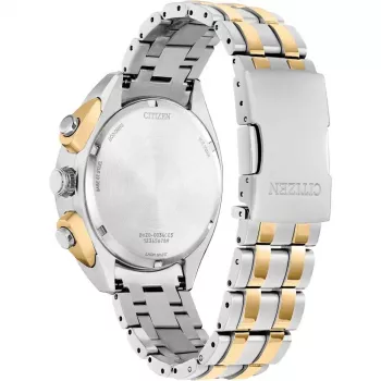Relógio CITIZEN Eco-Drive Chronograph para homem CA4544-53L 43mm mostrador azul aço inoxidável