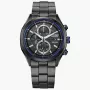 Relógio CITIZEN Eco-Drive cronógrafo aço inoxidável CA0438-52E 41mm