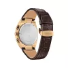 Relógio CITIZEN Eco-Drive Chronograph CA4583-01E 43mm couro castanho