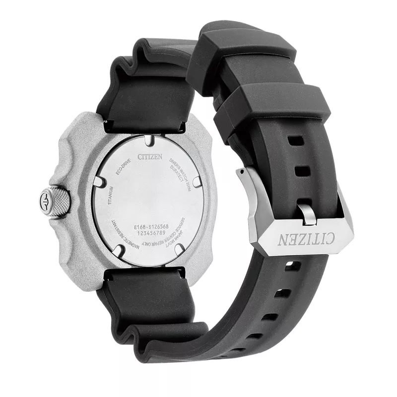 Relógio de mergulho CITIZEN Eco-Drive BN0220-16E 46,5mm aço inoxidável com revestimento iónico preto