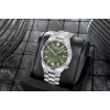 CITIZEN relógio de homem automático NJ0159-86X 40mm bracelete de aço inoxidável dourada mostrador verde