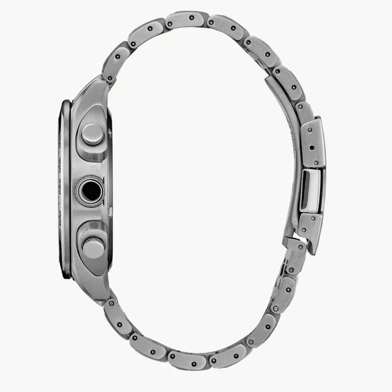 CITIZEN relógio cronógrafo Eco-Drive de homem aço inoxidável CA4540-54A 43mm
